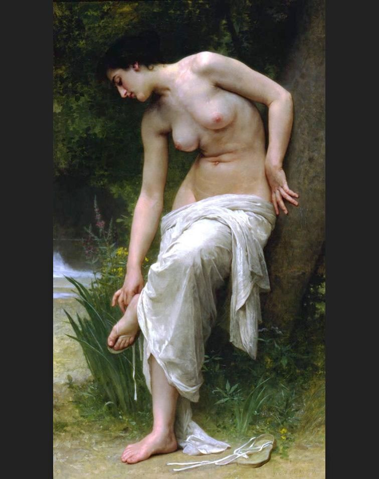 William Bouguereau After the Bath